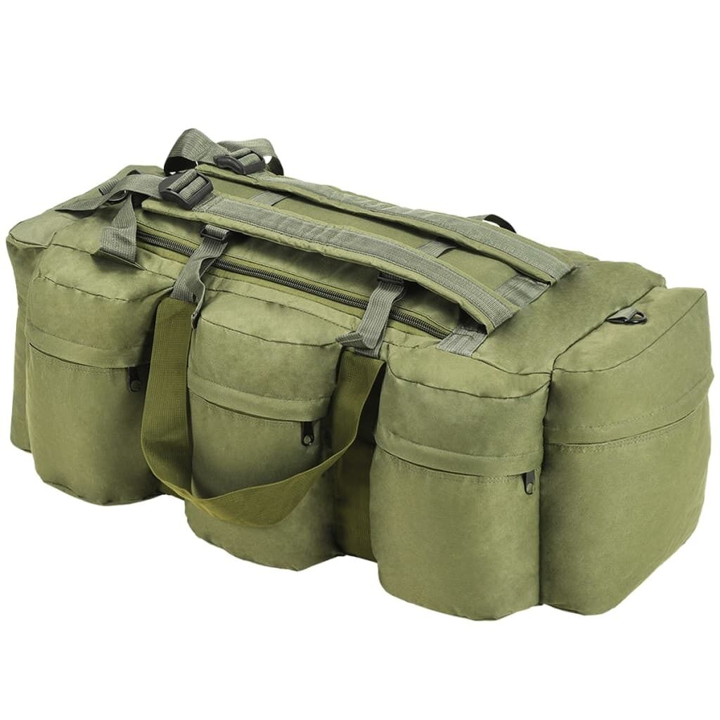 3-in-1 Army-Style Duffel Bag 45 L