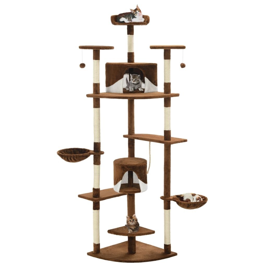 Cat Tree with Sisal Scratching Posts 203 cm