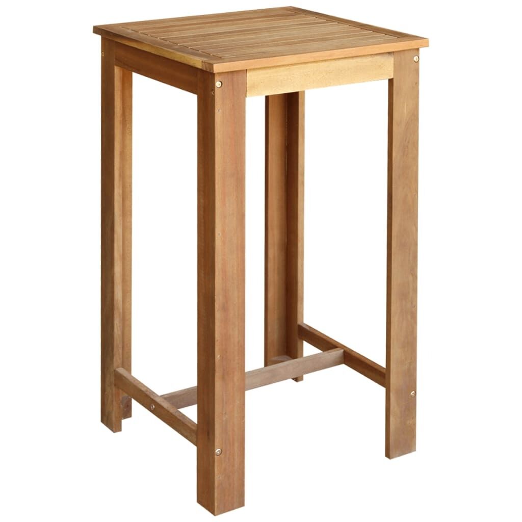 Bar Table Solid Acacia Wood