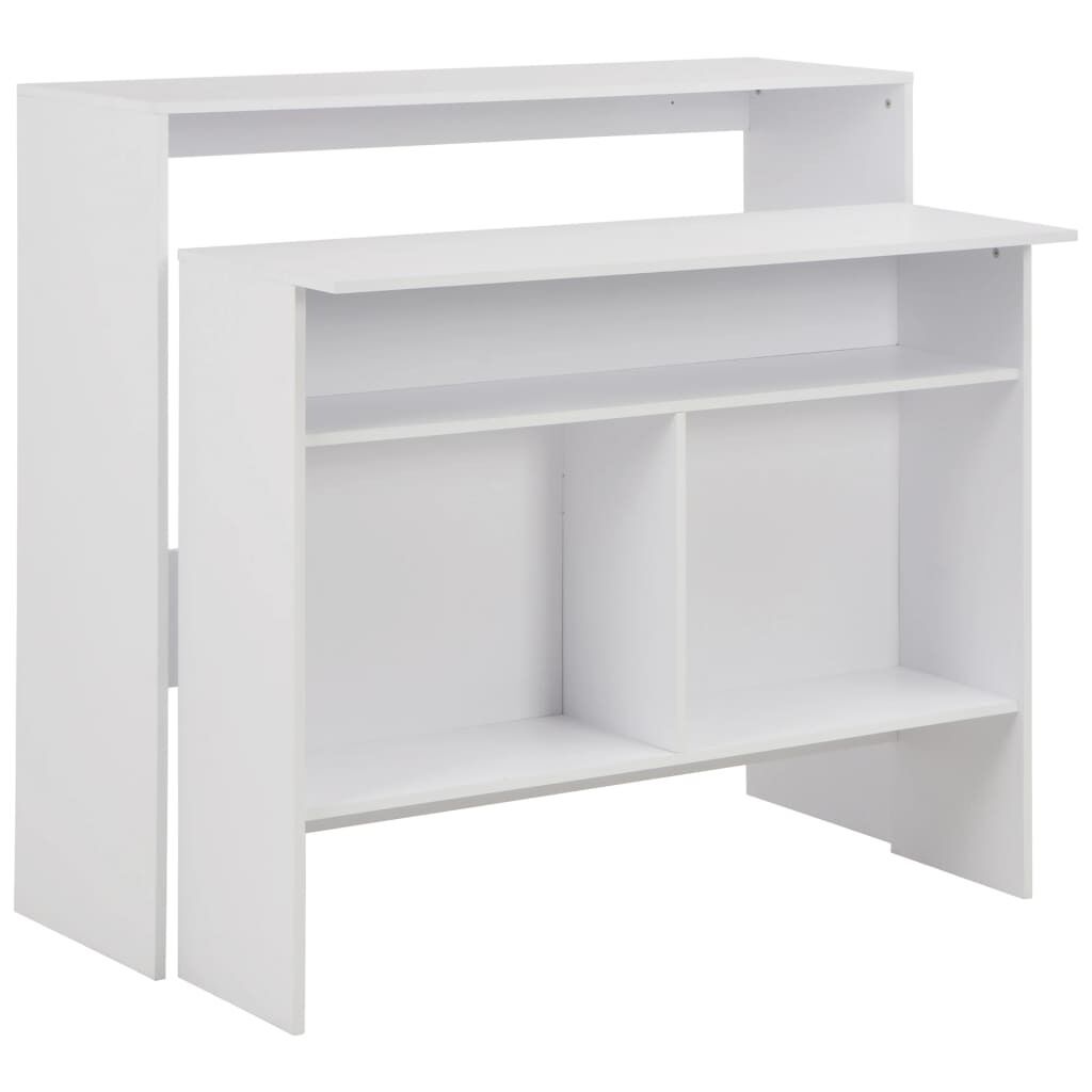 Bar Table with 2 Table Tops 130x40x120 cm