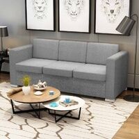 Ilvure Washable-Cover Three-Seater Sofa