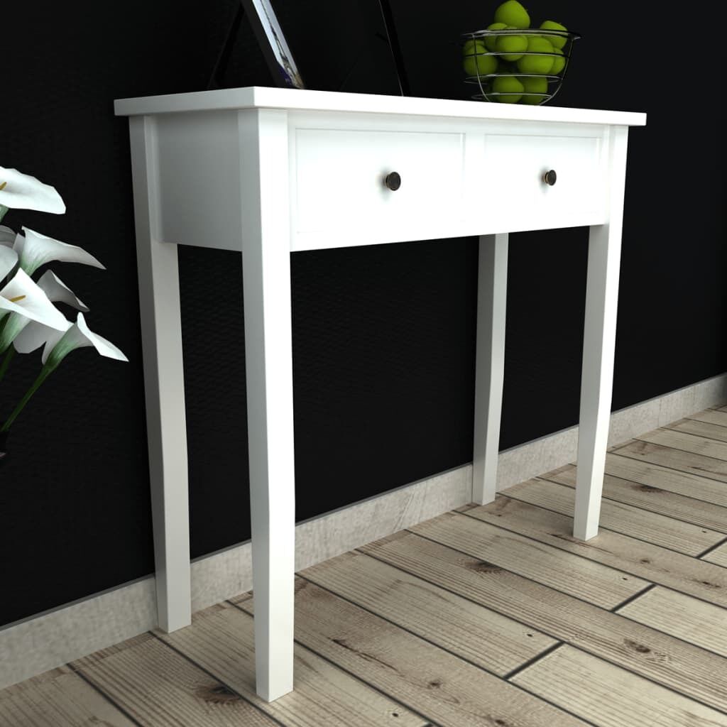 Dressing Console Table with Two Drawers