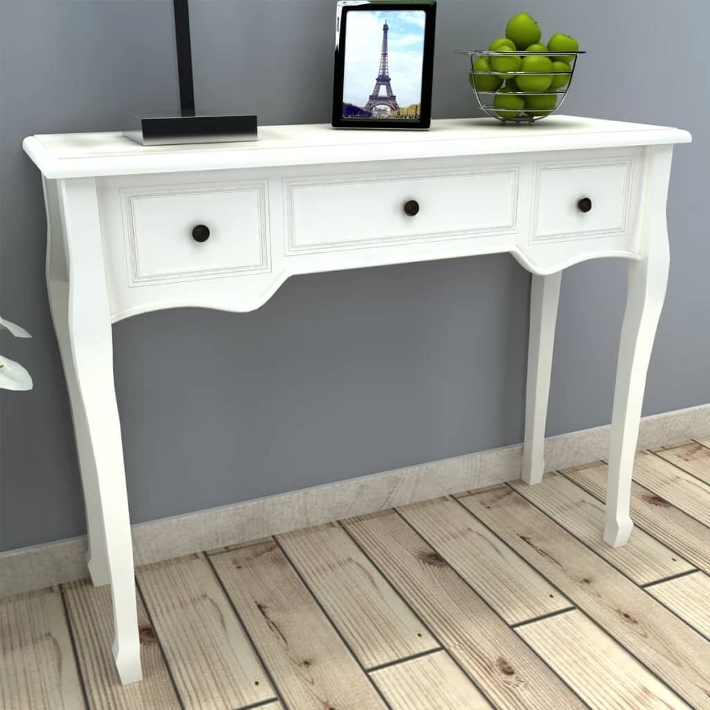 Dressing Console Table with Three Drawers