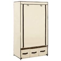 Mervilo Zip-Cover Fabric Wardrobe
