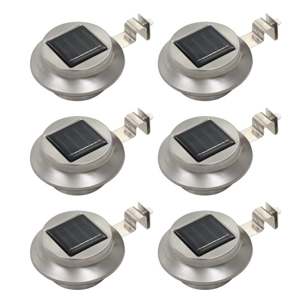 Outdoor Solar Lamps LED Round 12 cm White