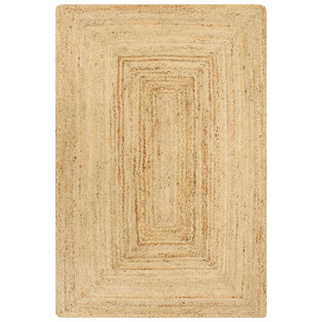 Handmade Rug Jute Natural