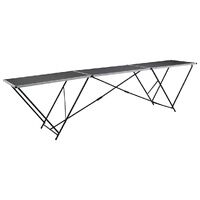 Ruler-Guided Folding Wallpaper Pasting Table