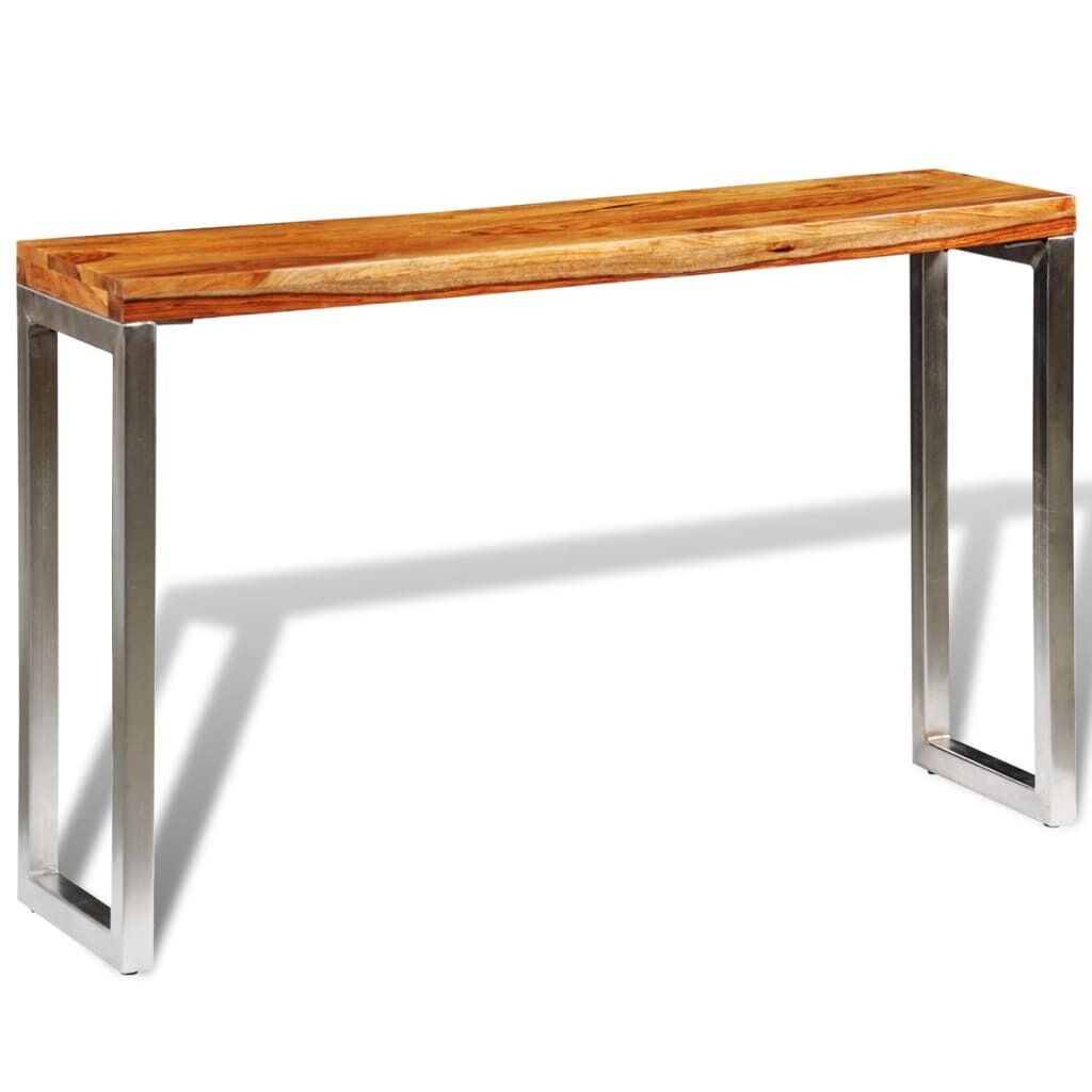 Console Table with Steel Leg