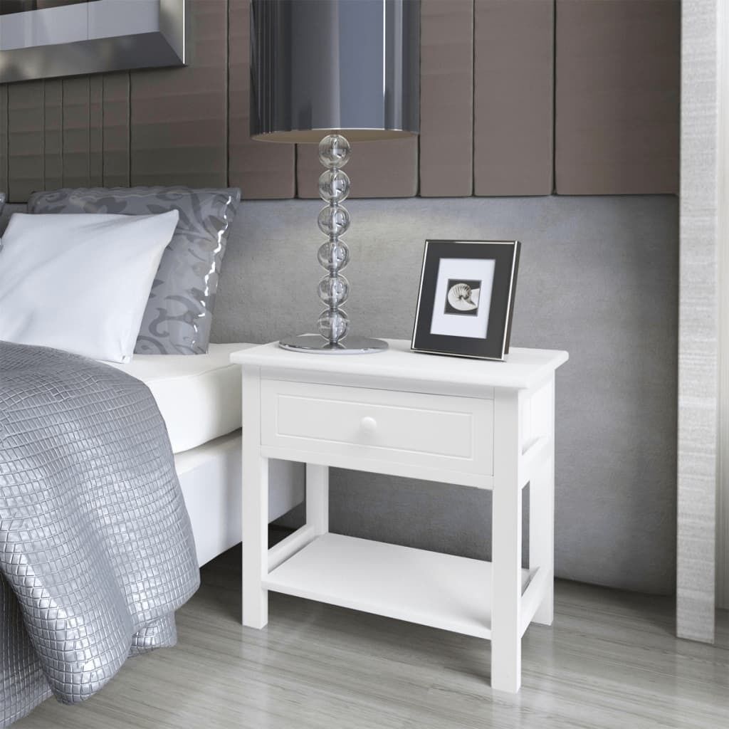 Cawdor Bedside Cabinet Wood