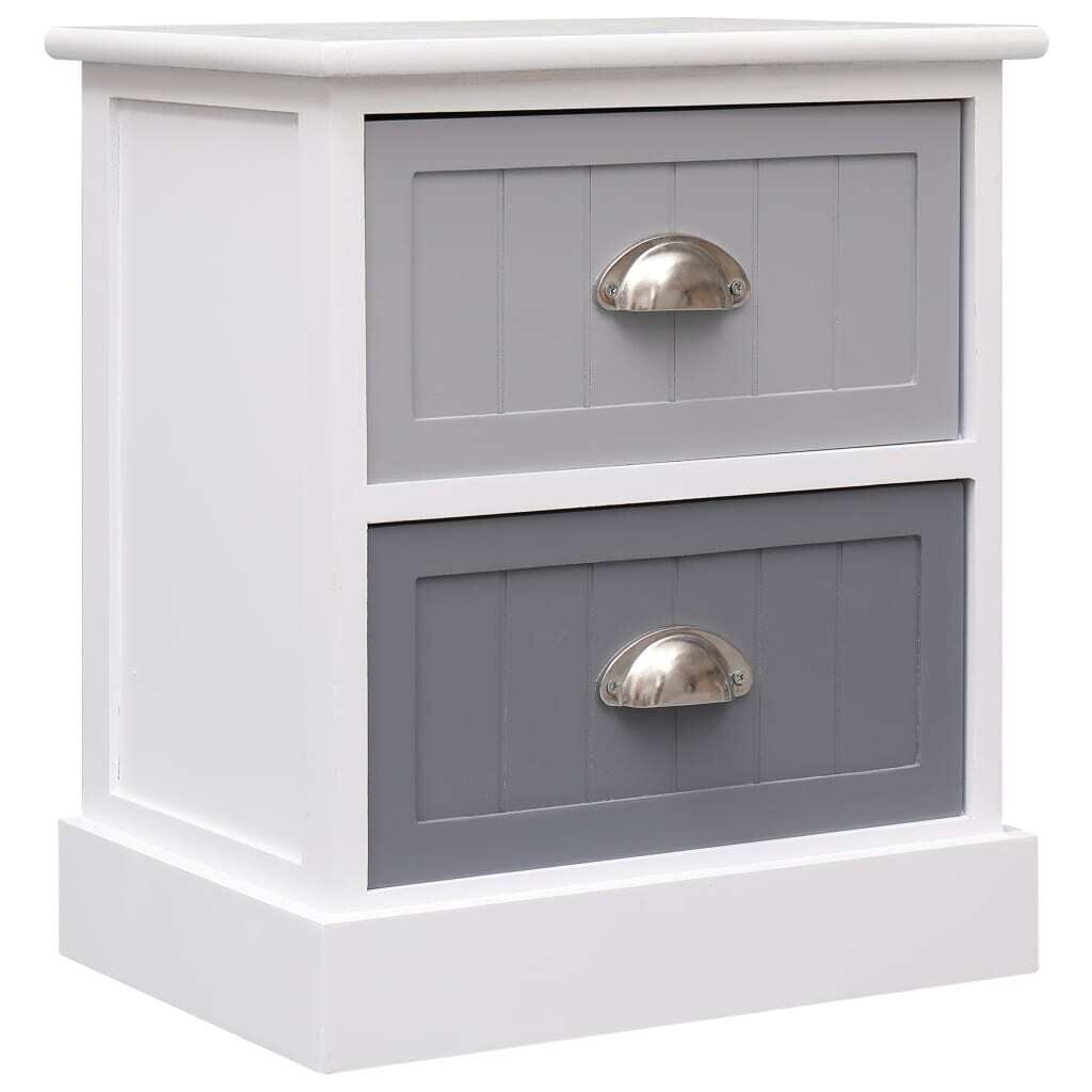 Donna Nightstand 38x28x45 cm Paulownia Wood