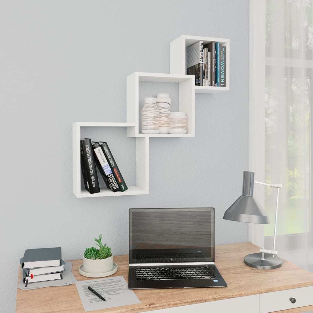 Cube Wall Shelves 68x15x68 cm Engineered Wood