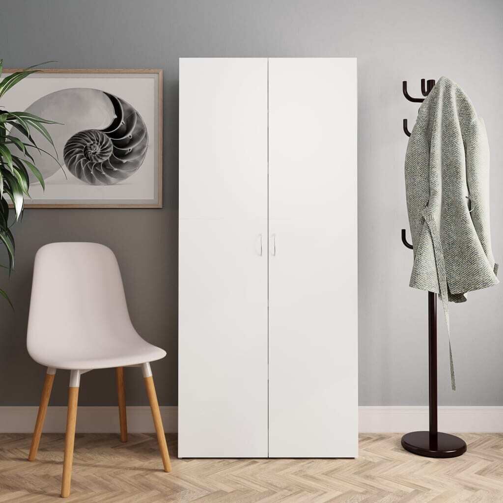 Shoe Cabinet 80x35.5x180 cm Engineered Wood