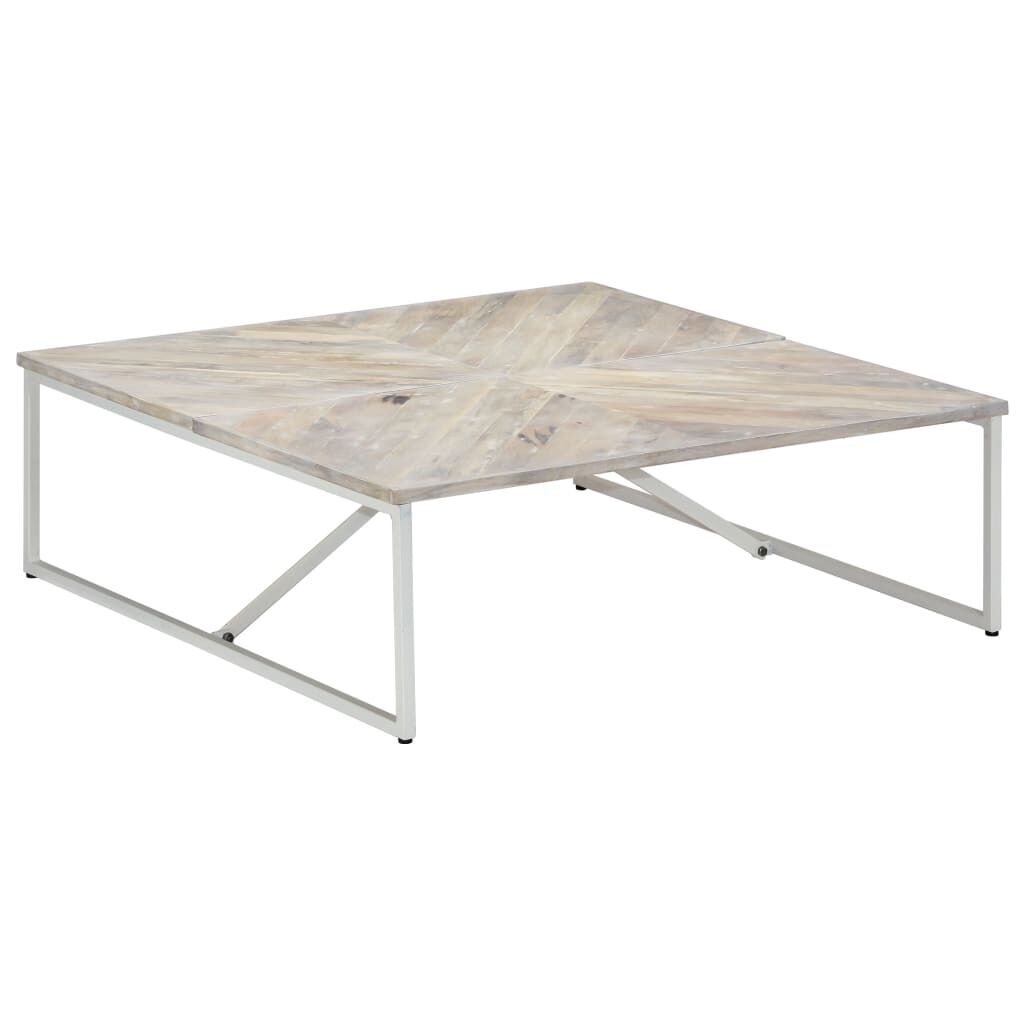 Coffee Table 110x110x36 cm Solid Mango Wood
