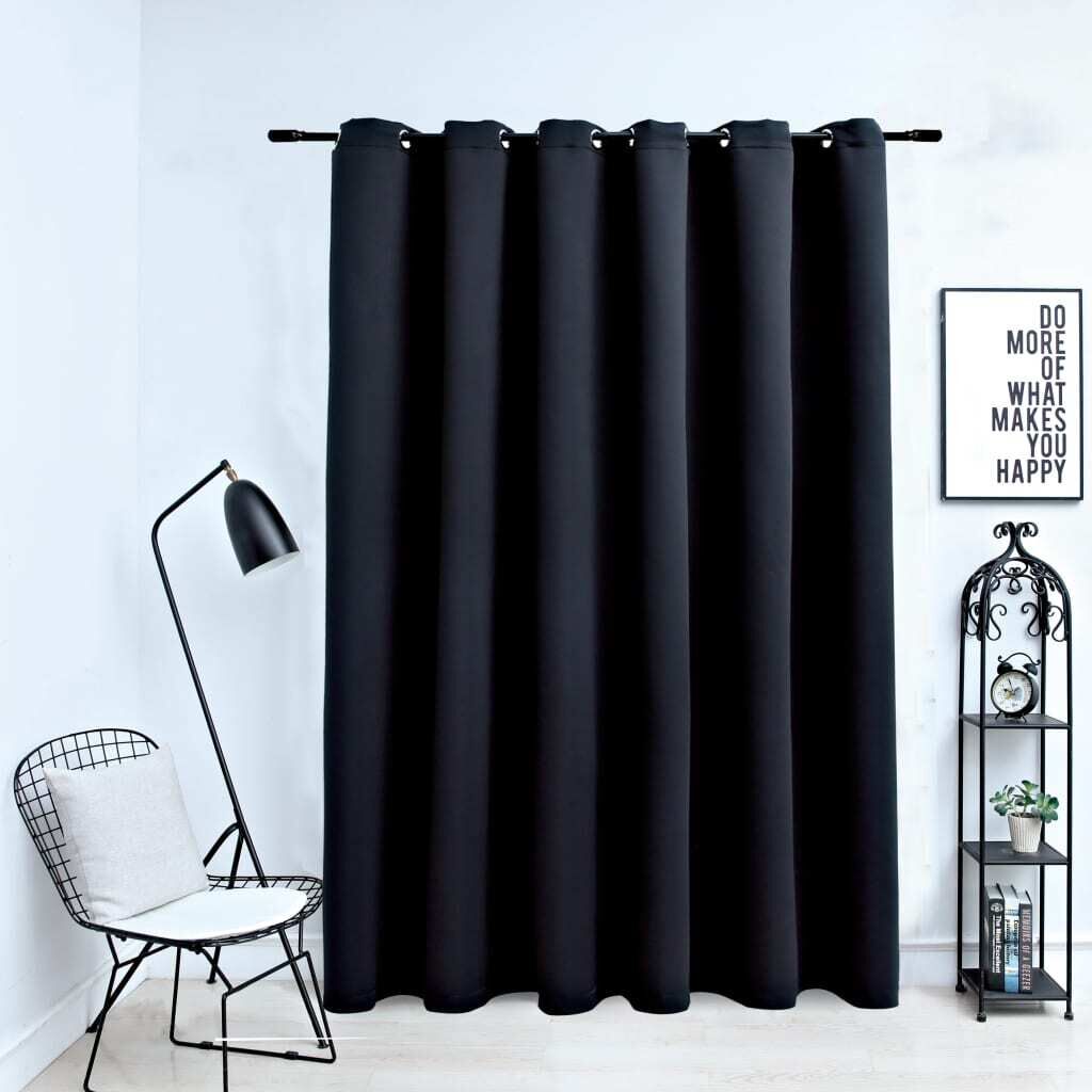 Blackout Curtain with Metal Rings 290 by 245 cm