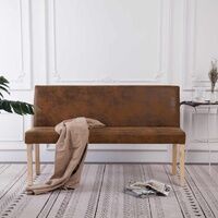 Felvume Faux Suede Bench
