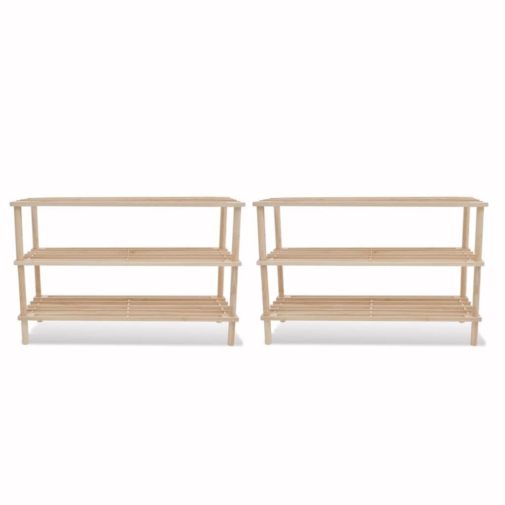 Wooden Shoe Rack