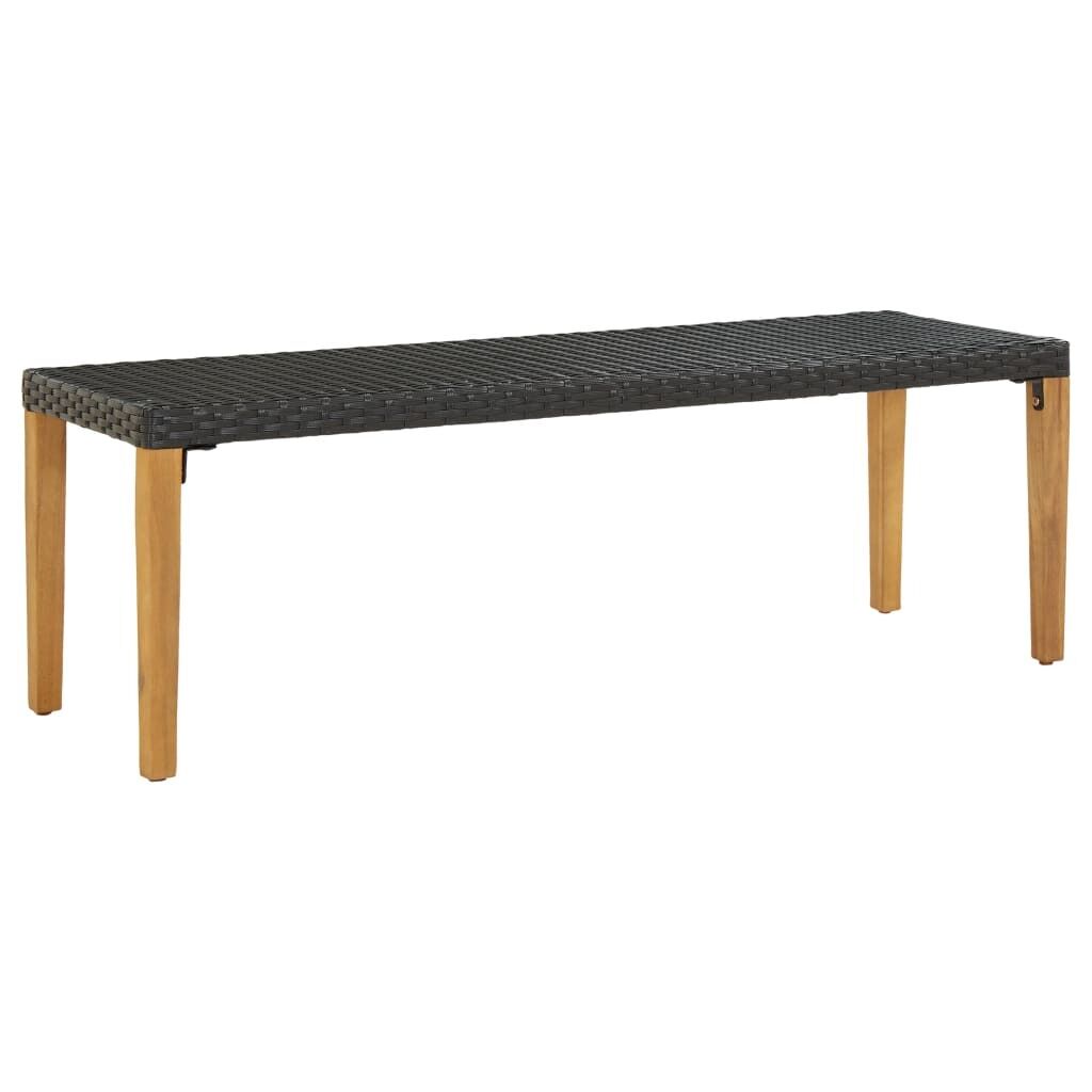 Garden Bench 80 cm Poly Rattan