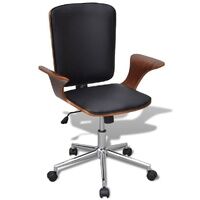 Bumveli Bentwood Swivel Office Chair
