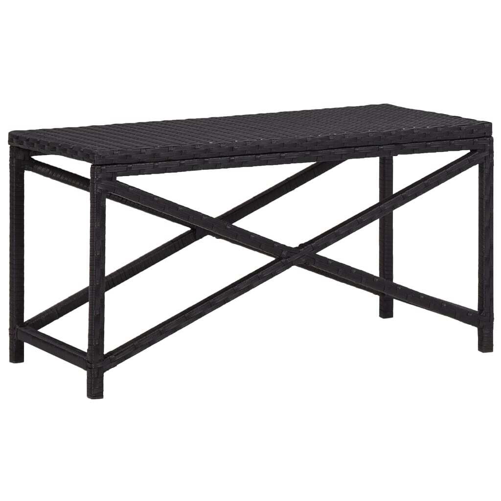 Garden Bench Poly Rattan