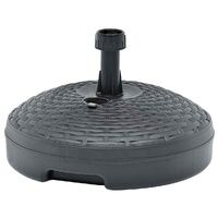 Rattan-Pattern Fillable Plastic Umbrella Base