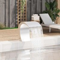 Stainless Steel Pond Fountain with Connector Kit