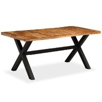Povani Industrial Hardwood Dining Table
