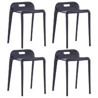 Envanel Lightweight Stackable Dining Stools
