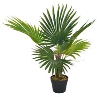 Lifelike Potted Artificial Palm