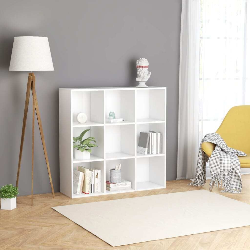 Book Cabinet 98x30x98 cm Engineered Wood