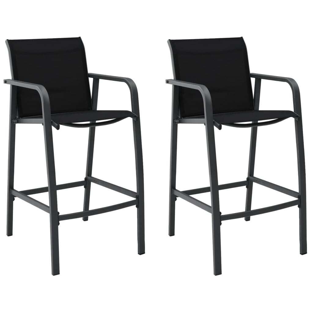 Garden Bar Chairs Textilene