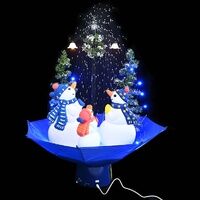 Indoor Snowfall Christmas Display with Lights and Music