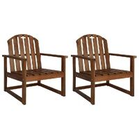 Guvlano Acacia Garden Armchairs