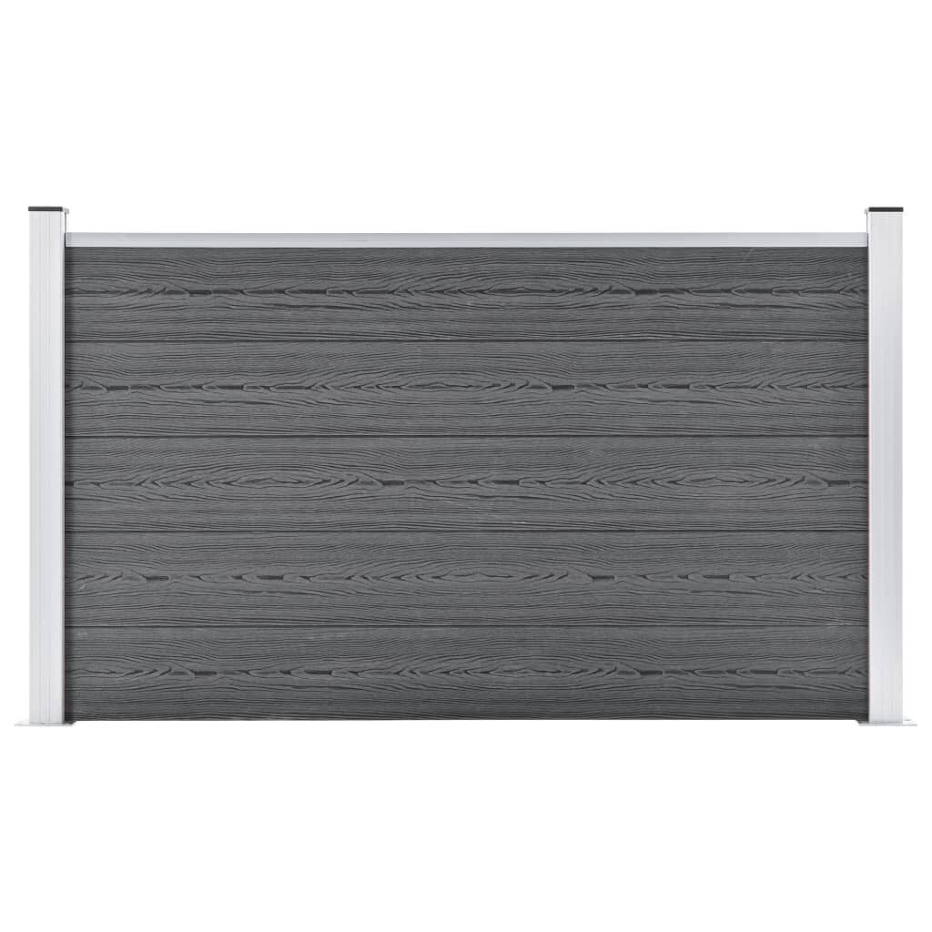 Garden Fence WPC Grey