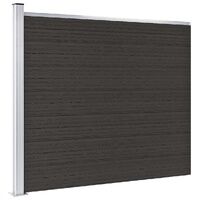Dual-Face Modular WPC Fence Panel