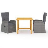 Alveris Reclining Rattan Dining Set