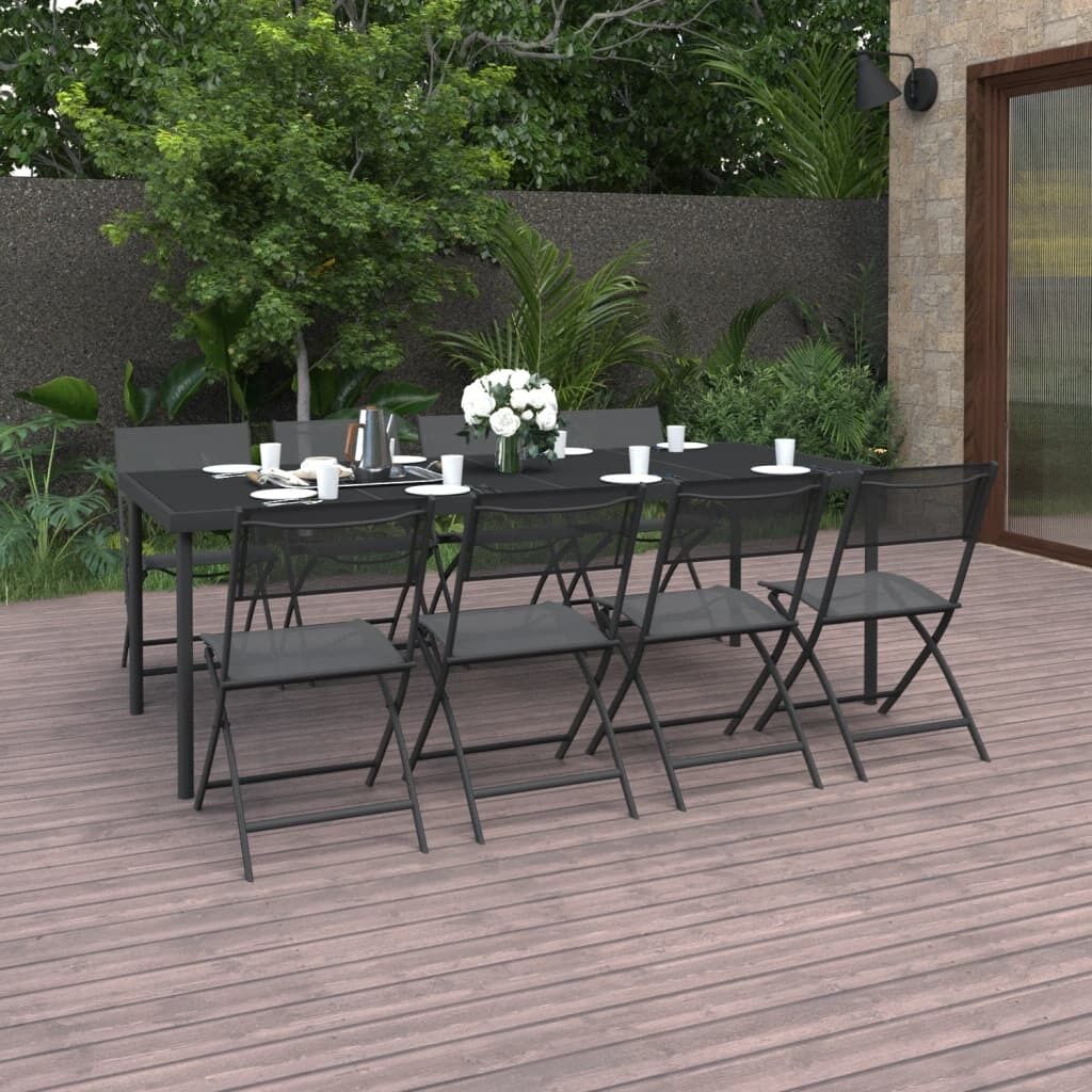 Outdoor Dining Set Steel