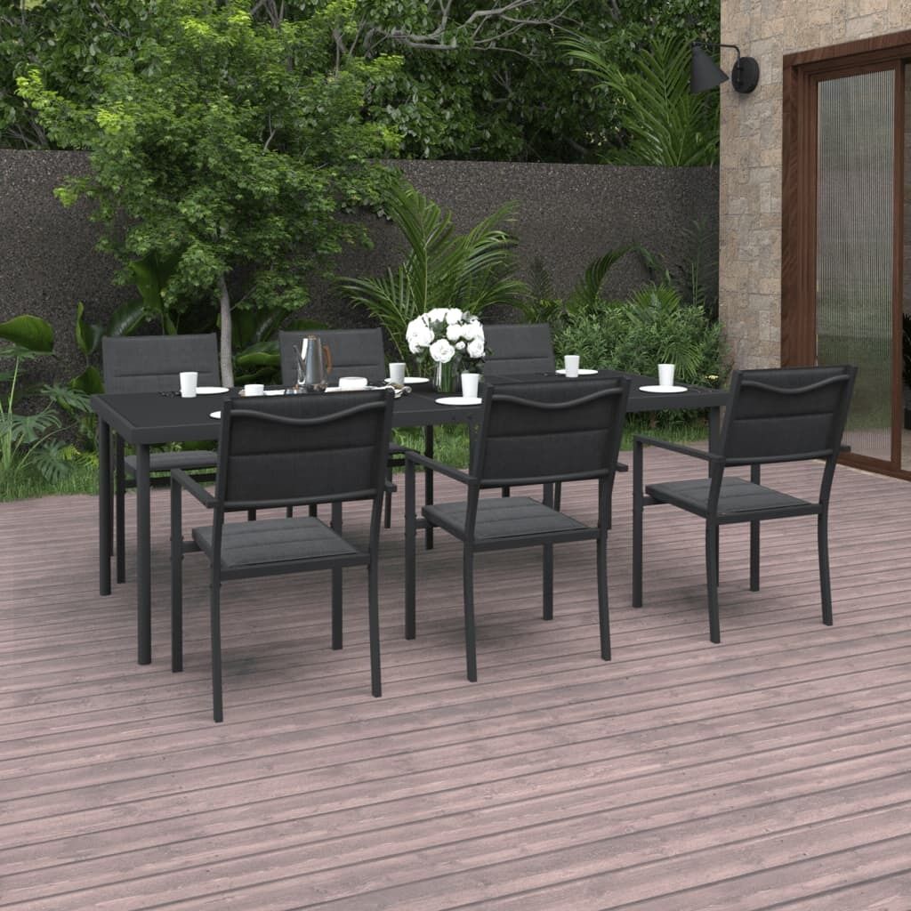 Outdoor Dining Set Steel