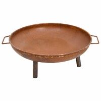 Twin-Handle Steel Fire Bowl