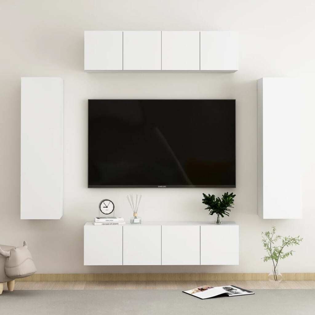 Buckley 6 Piece TV Cabinet Set Engineered Wood