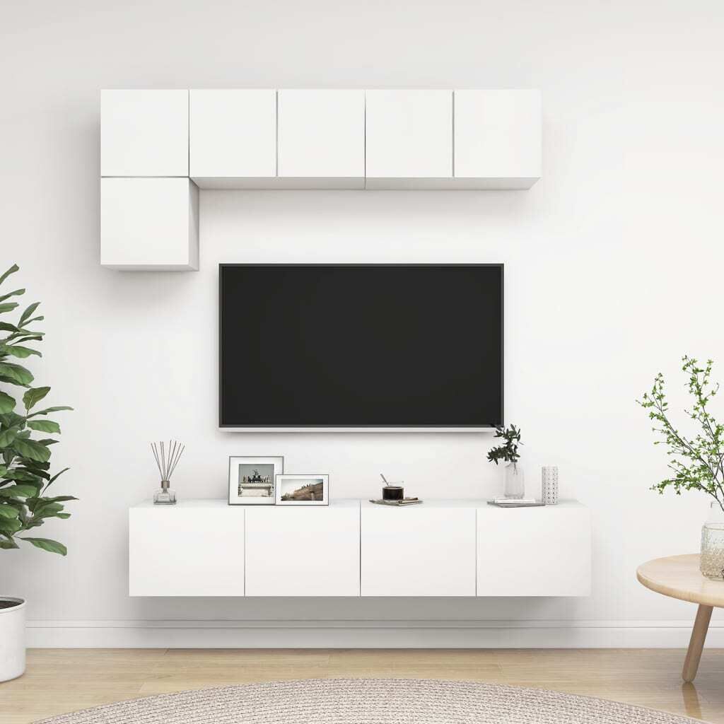 Ensley 5 Piece TV Cabinet Set Engineered Wood