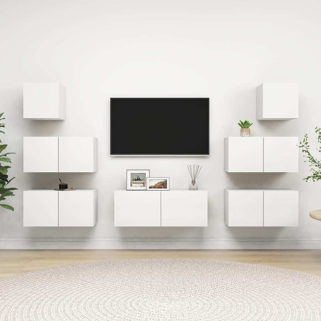 Blanchard TV Cabinet Set Engineered Wood