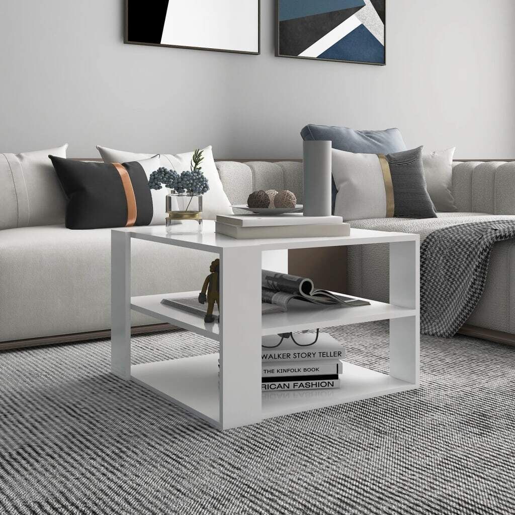 Coffee Table 60x60x40 cm Engineered Wood