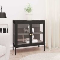 Fenvuli Glass-Door Steel Sideboard