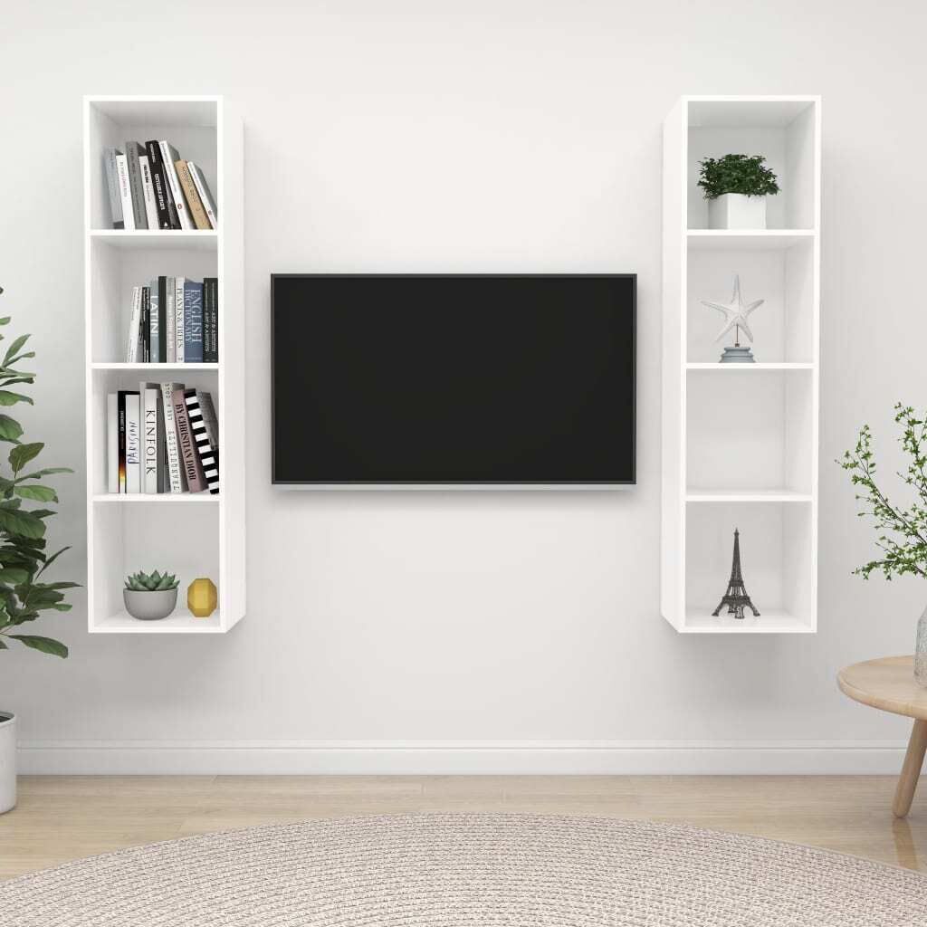 Grants Wall-mounted TV Cabinets 2 pcs Engineered Wood
