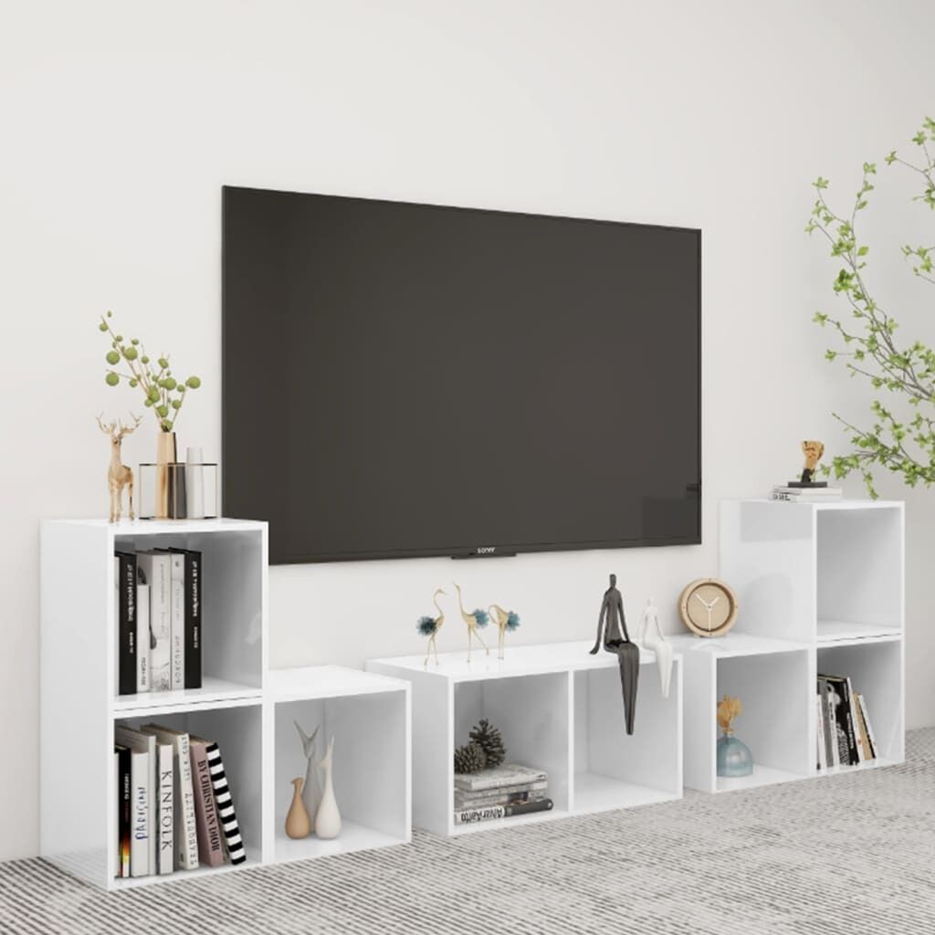 Airds 6 Piece TV Cabinet Set Engineered Wood
