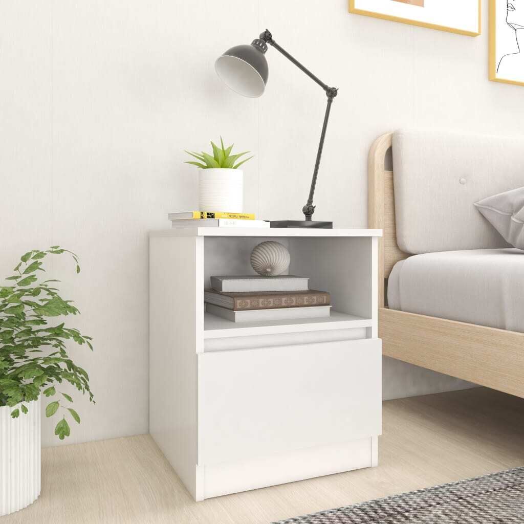 Tidworth Bed Cabinet 40x40x50 cm Engineered Wood