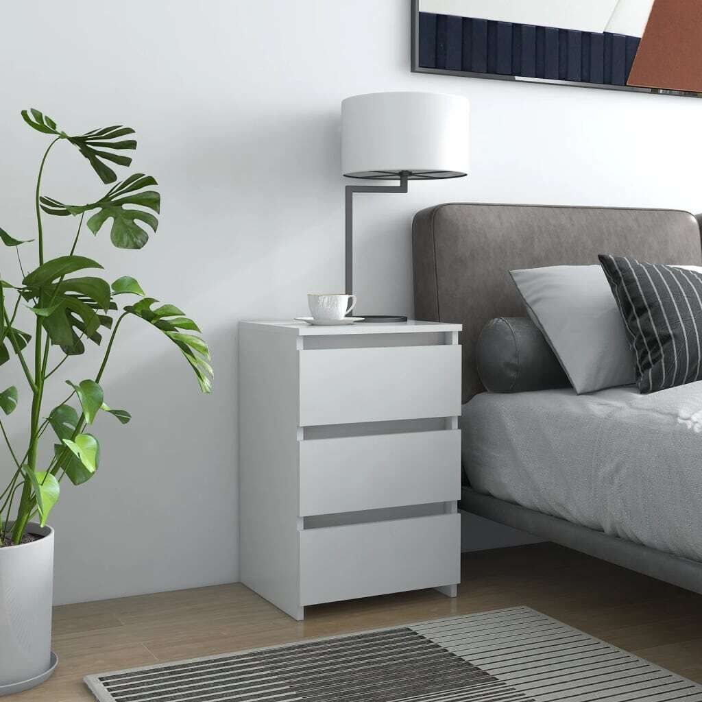 Carbon Bed Cabinet 40x35x62.5 cm Engineered Wood