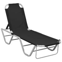 Pinvaru Reclining Textilene Sun Lounger