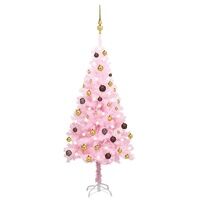 Colourful Christmas Tree with LED String and Ornament Kit