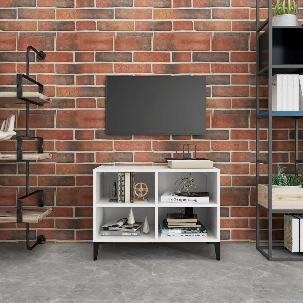 Ecorse TV Cabinet with Metal Legs
